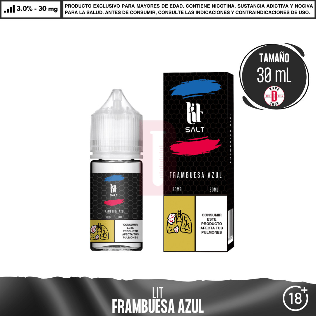 Lit Salts - 9 Sabores Frutales - Sales de Nicotina - Lit Vapes | SN-LIT-FRA-30