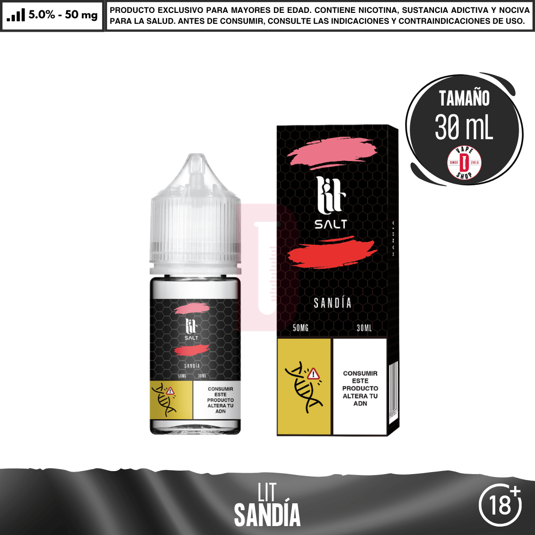 Lit Salts - 9 Sabores Frutales - Sales de Nicotina - Lit Vapes | SN-LIT-SAN-50