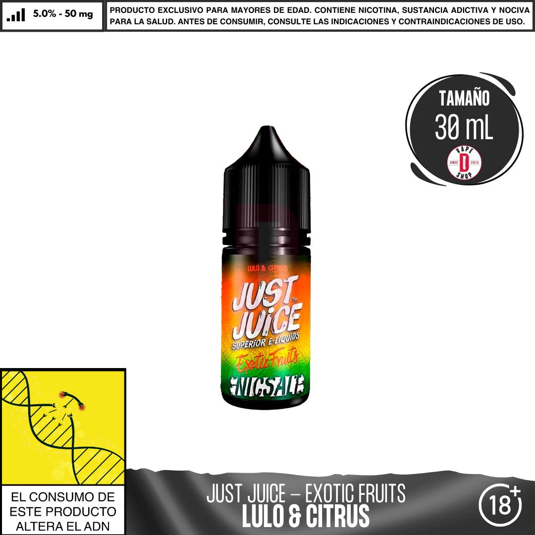 Lulo & Citrus Salts - Sales de Nicotina - Just Juice | SN - JJ - LUC - 30