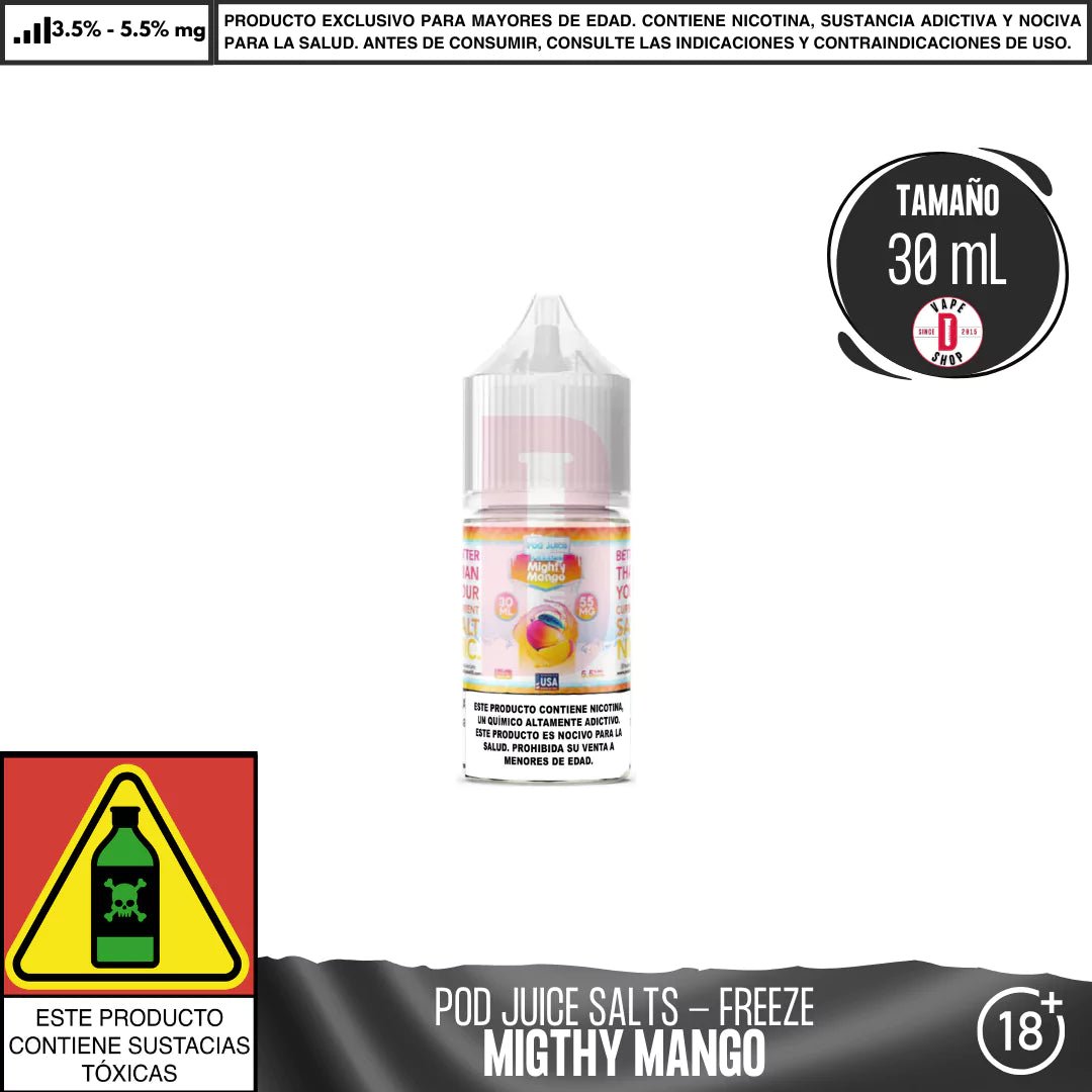 Migthy Mango Freeze Salts - Sales de Nicotina - Pod Juice | SN - PJ - MIMF - 35