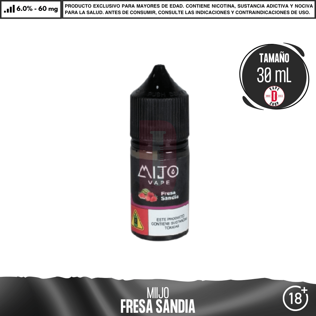 Mijo Salts - 9 Sabores Frutales - Sales de Nicotina - Mijo | SN-MIJ-FRS-60