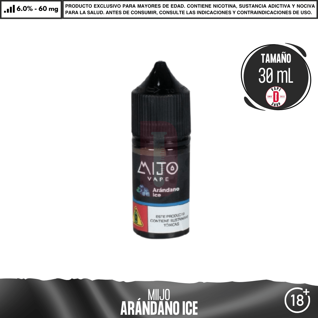 Mijo Salts - 9 Sabores Frutales - Sales de Nicotina - Mijo | SN-MIJ-ARI-60