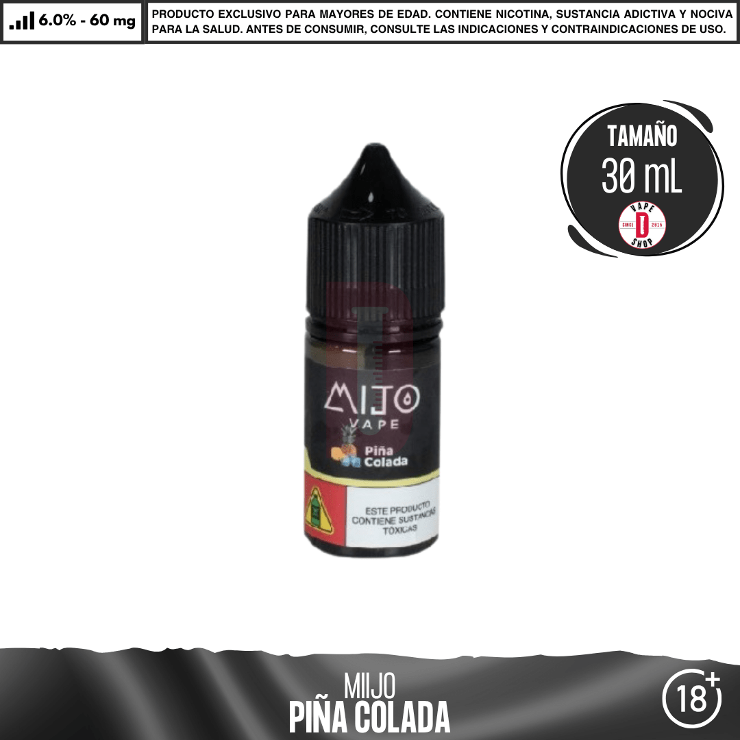 Mijo Salts - 9 Sabores Frutales - Sales de Nicotina - Mijo | SN-MIJ-PIC-60