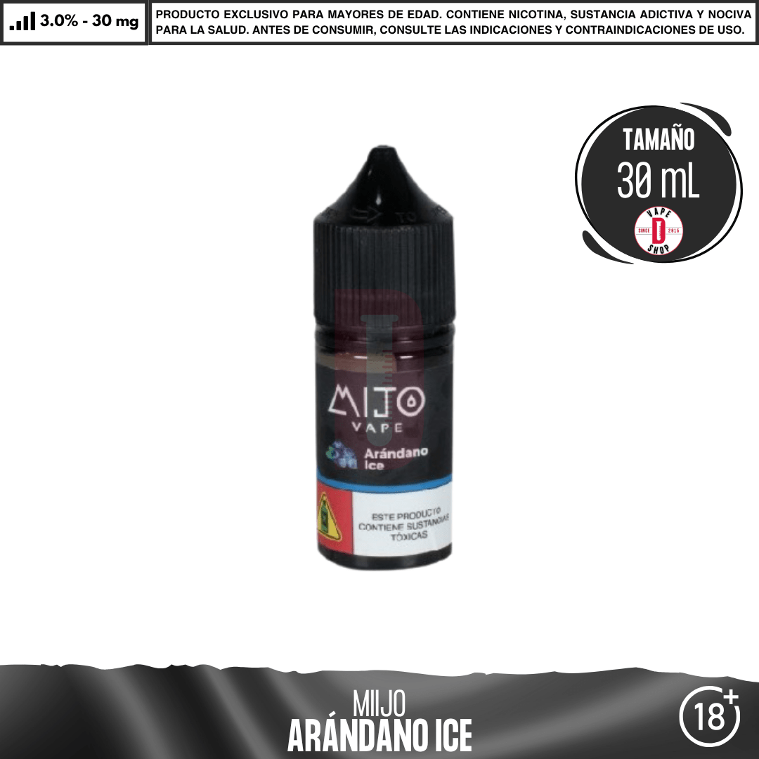 Mijo Salts - 9 Sabores Frutales - Sales de Nicotina - Mijo | SN-MIJ-ARI-30