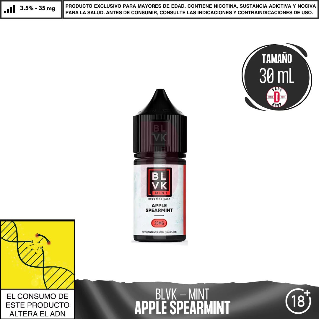 Mint Apple Spearmint Salts - Sales de Nicotina - BLVK | SN - BLVK - MIN - APS - 35