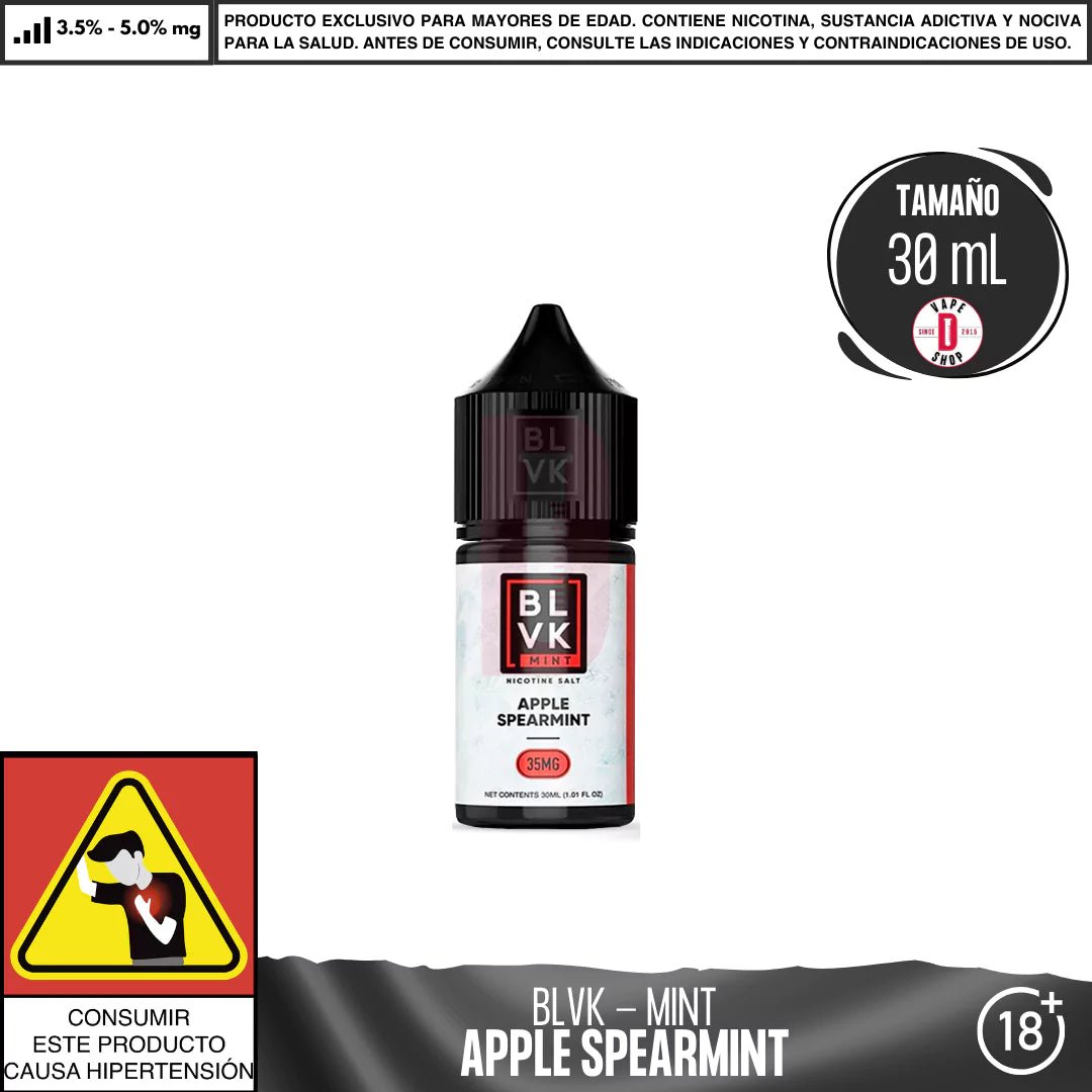 Mint Apple Spearmint Salts - Sales de Nicotina - BLVK | SN - BLVK - MIN - APS - 35