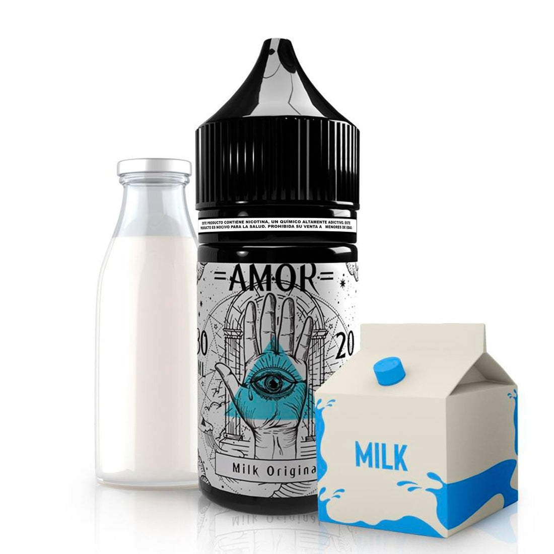 Original Milk by Amor Salts - Sales de Nicotina - IDMX | SN - AMR - ORI - 20