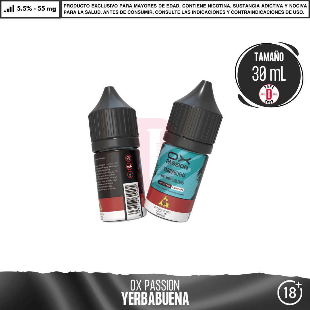 OX Passion - Sales de Nicotina