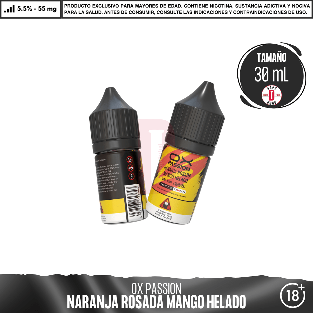 OX Passion - Sales de Nicotina