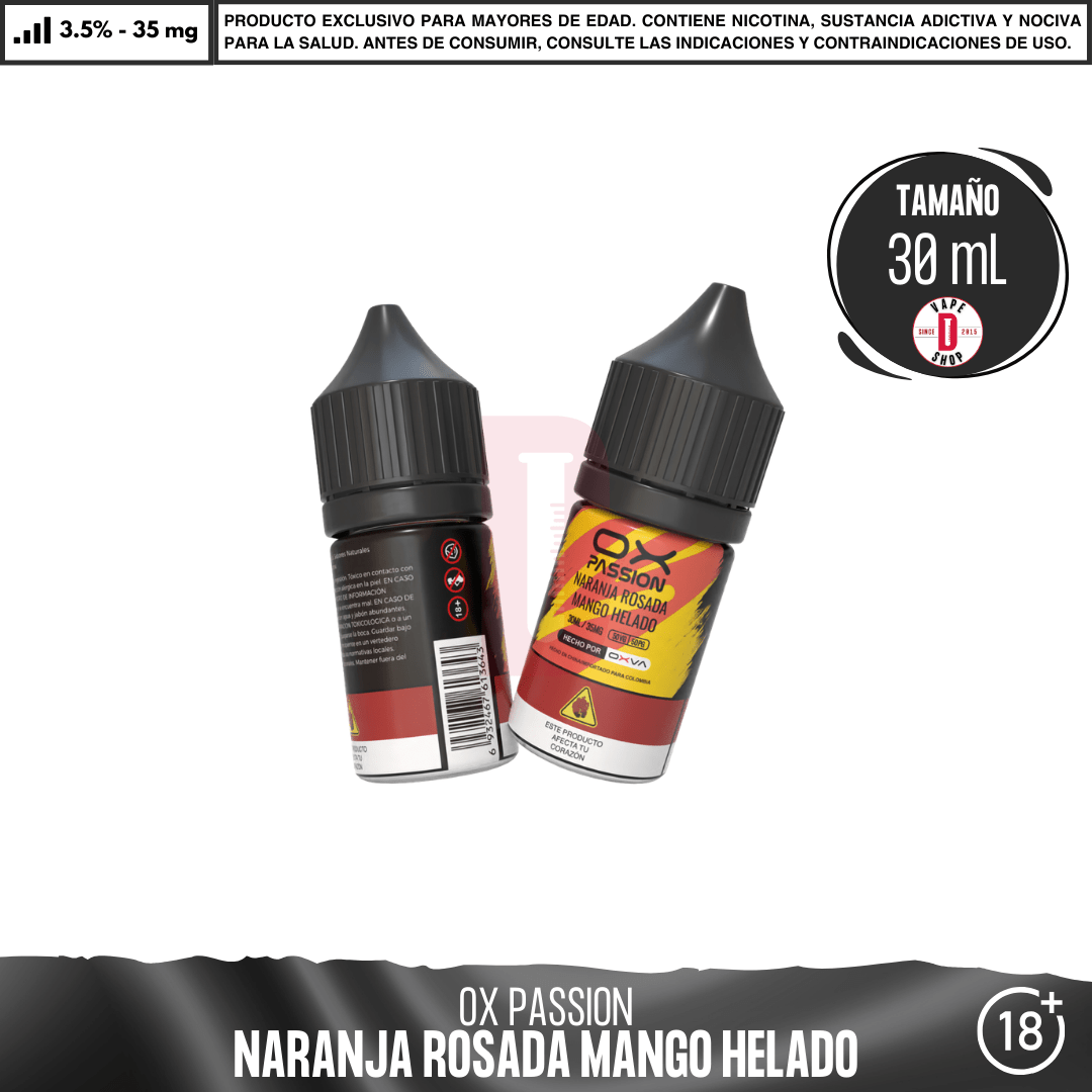 OX Passion - Sales de Nicotina