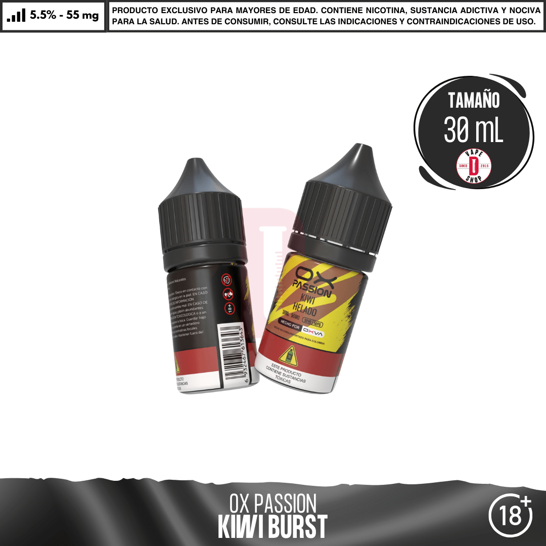 OX Passion - Sales de Nicotina - Sales de Nicotina - OX Passion | SN-OXP-KB-55
