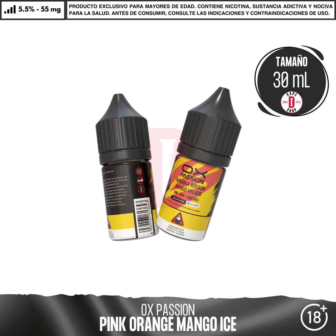 OX Passion - Sales de Nicotina - Sales de Nicotina - OX Passion | SN-OXP-POM-55