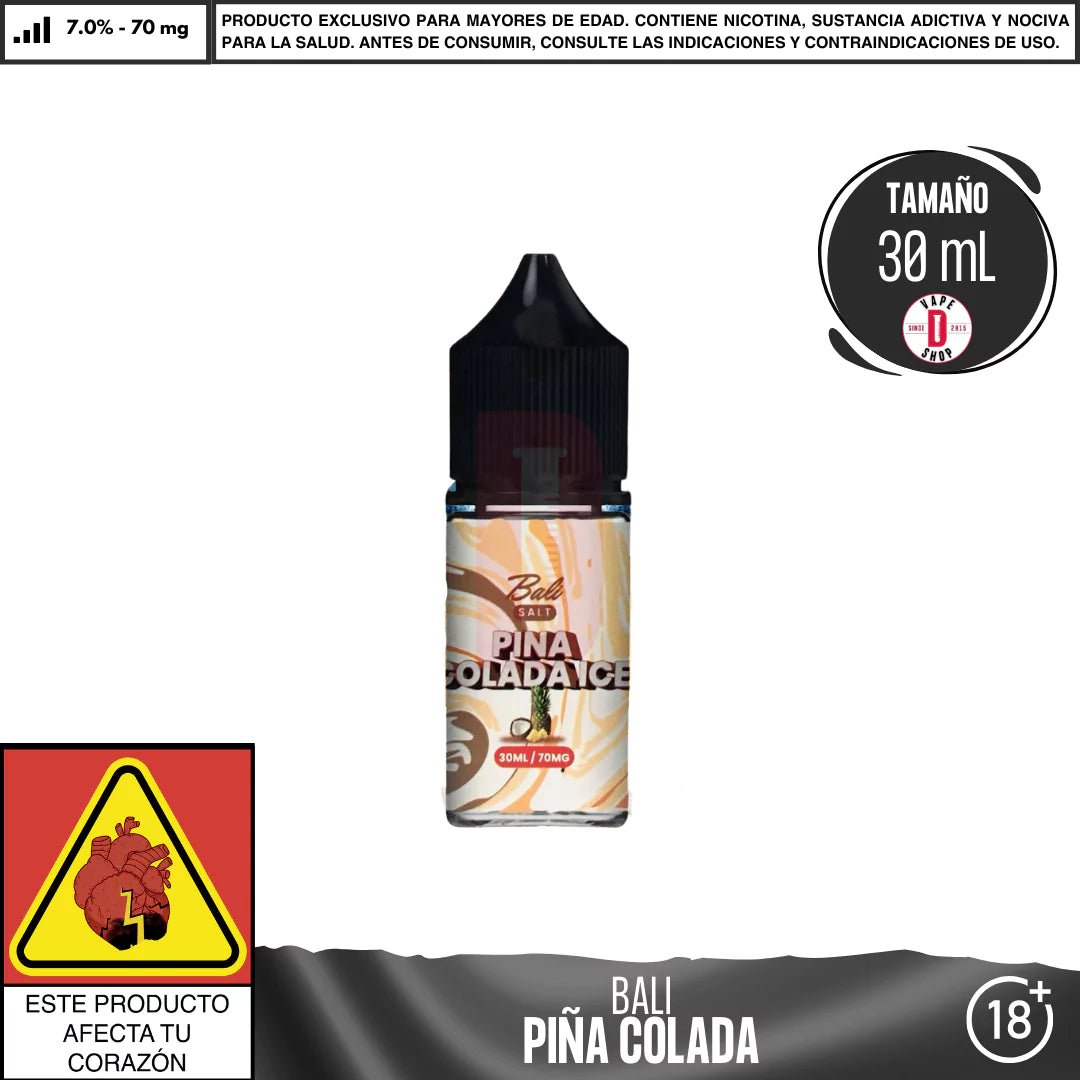 Piña Colada Ice Salts - Sales de Nicotina - Bali | SN - BAL - PIC - 70