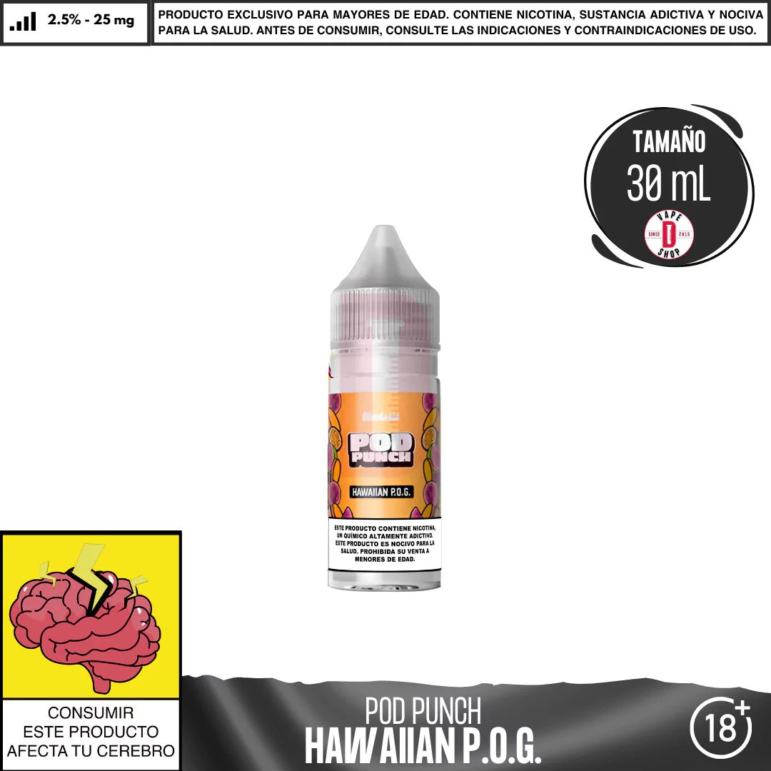 Pod Punch Hawaiian P.O.G. Salts - Sales de Nicotina - Vapetasia | SN - VSIA - POP - HPOG - 25
