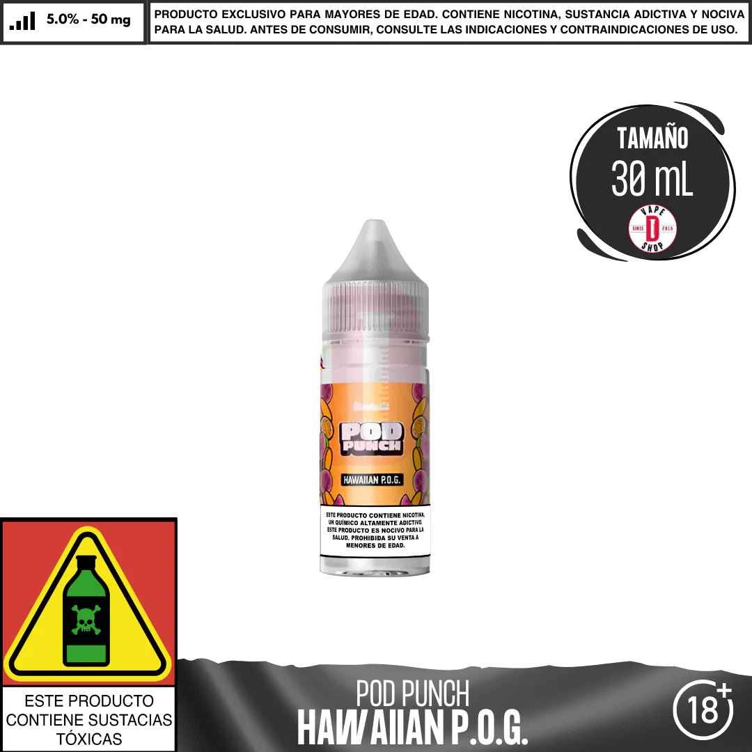 Pod Punch Hawaiian P.O.G. Salts - Sales de Nicotina - Vapetasia | SN - VSIA - POP - HPOG - 50