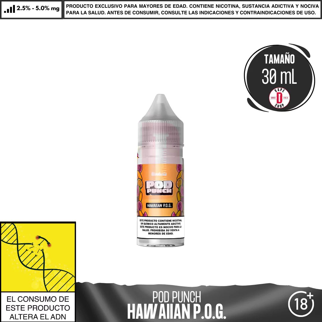 Pod Punch Hawaiian P.O.G. Salts - Sales de Nicotina - Vapetasia | SN - VSIA - POP - HPOG - 25