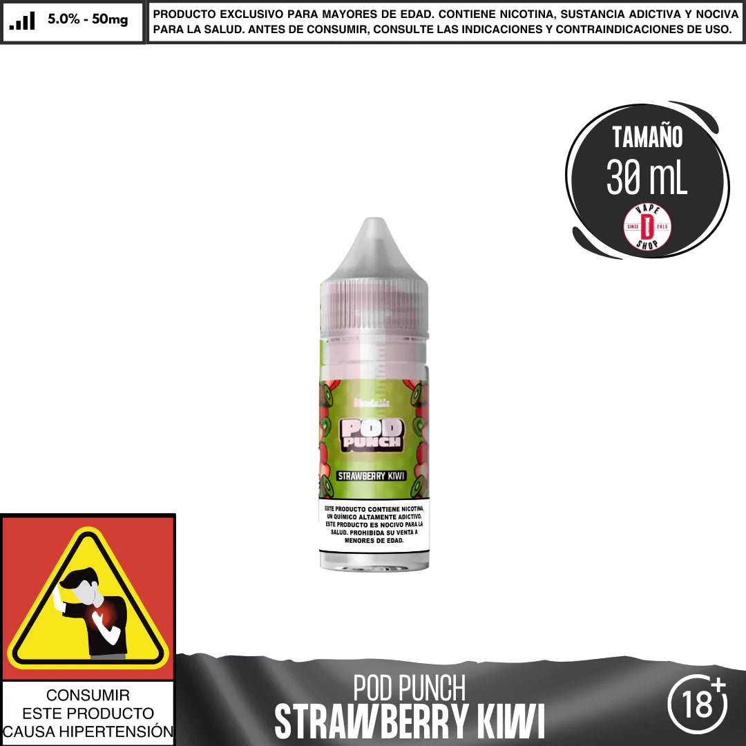 Pod Punch Strawberry Kiwi Salts - Sales de Nicotina - Vapetasia | SN - VSIA - POP - STK - 25