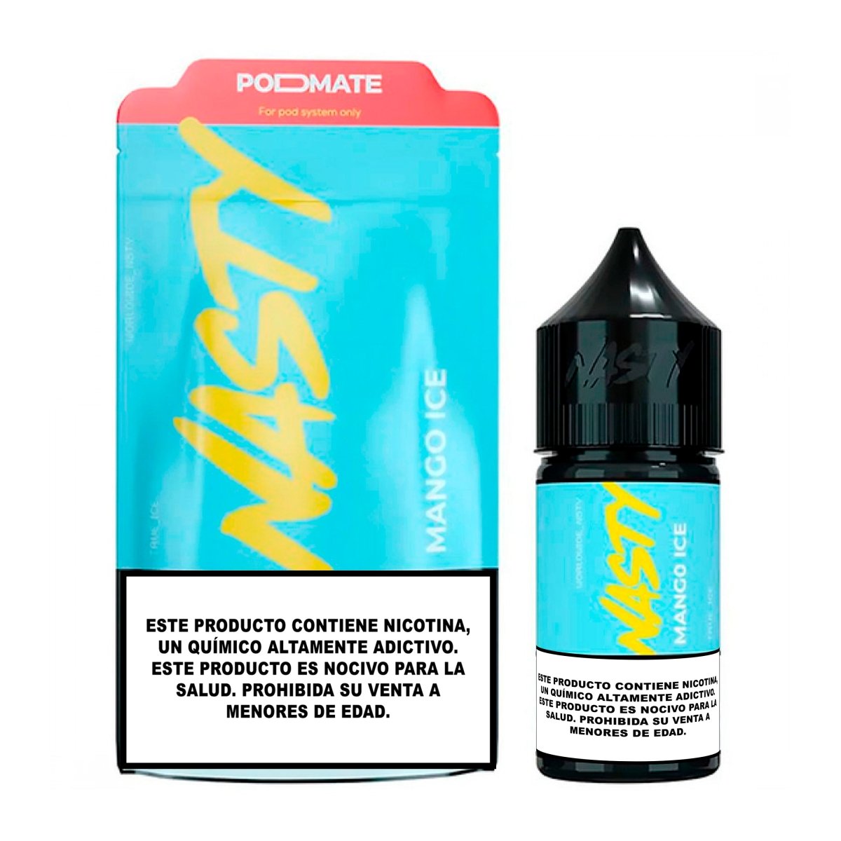 Podmate Mango Ice Salts - Sales de Nicotina - Nasty | SN - NJ - PM - MAI - 35