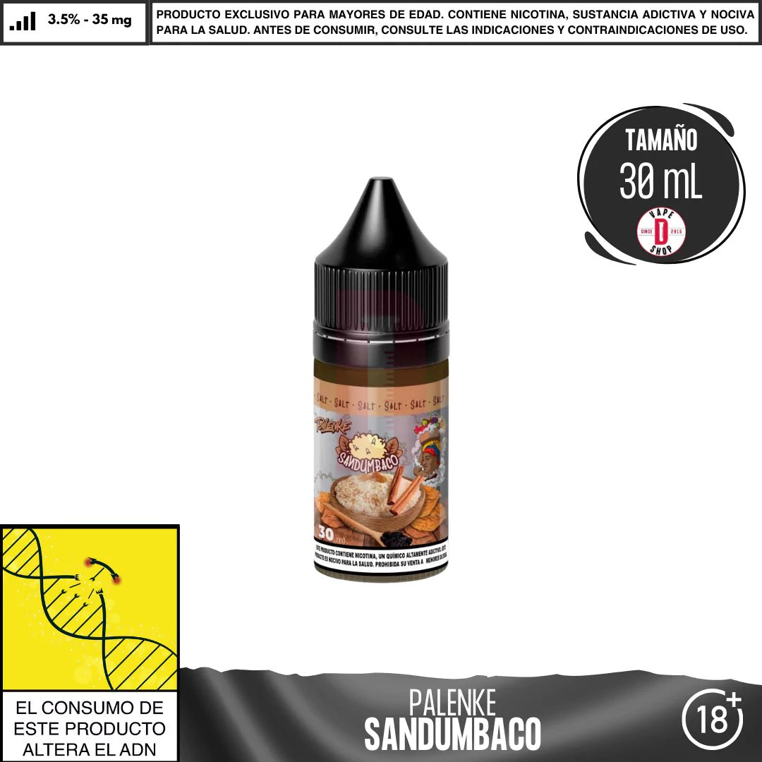 Sandumbaco Sales - Sales de Nicotina - Palenke Ejuice | SN - PLK - SDB - 35