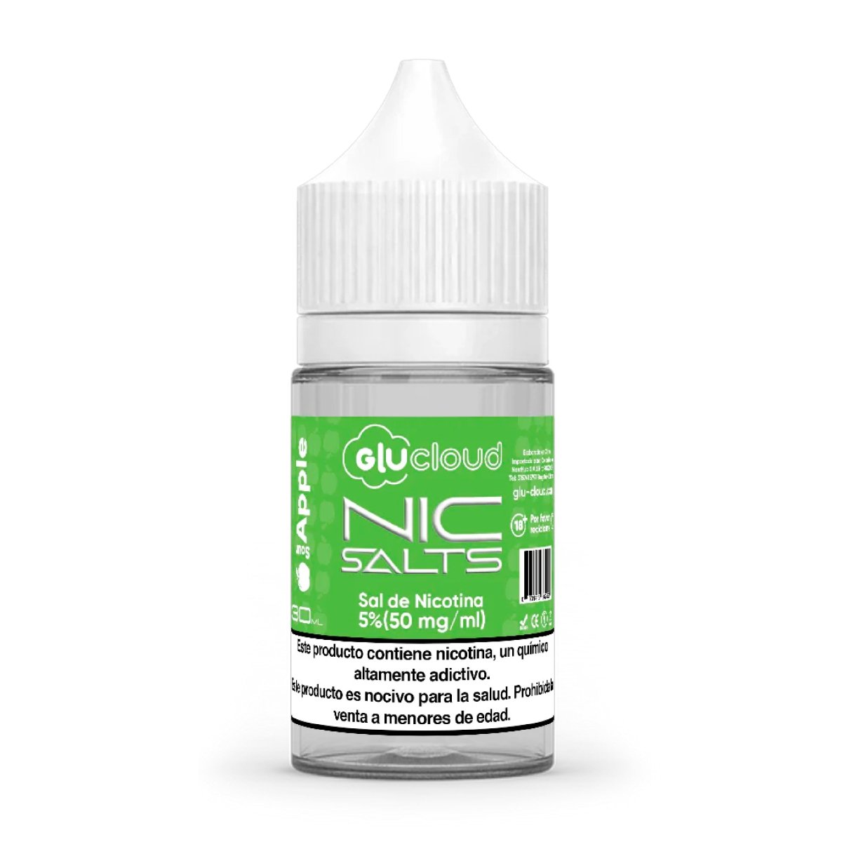 Sour Apple Salts - Sales de Nicotina - Glu Cloud | SN - GLUC - SOA - 50