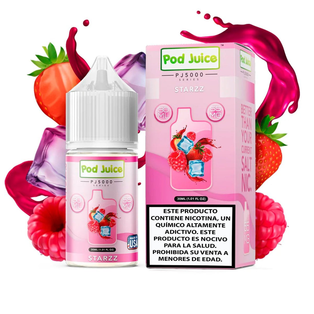 Starzz Salts - Sales de Nicotina - Pod Juice | SN - PJ - PJ5 - STZ - 35