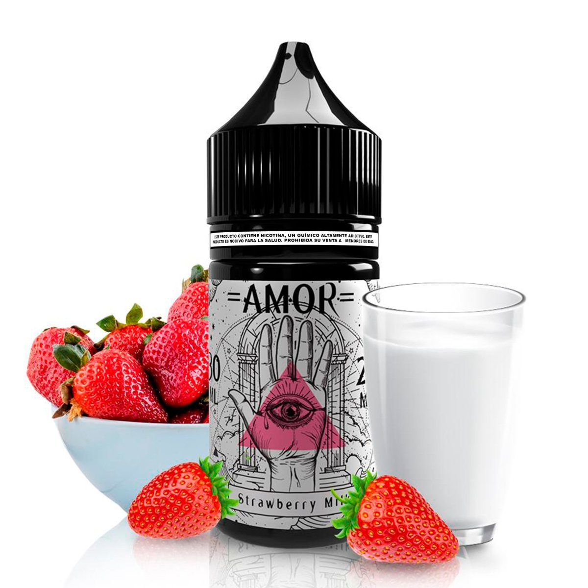 Strawberry Milk by Amor Salts - Sales de Nicotina - IDMX | SN - AMR - STM - 20