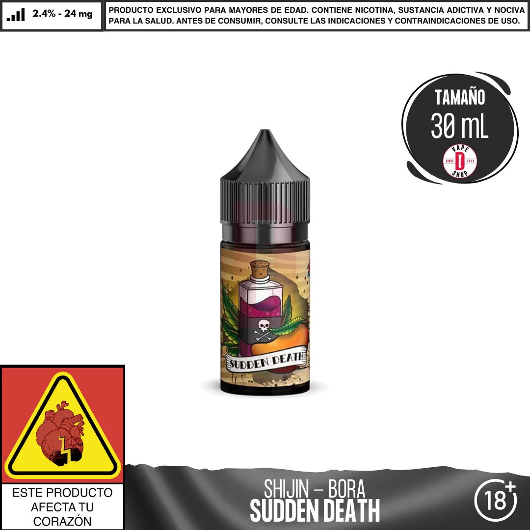 Sudden Death Salts - Sales de Nicotina - Shijin | SN - SV - BORA - SD - 24