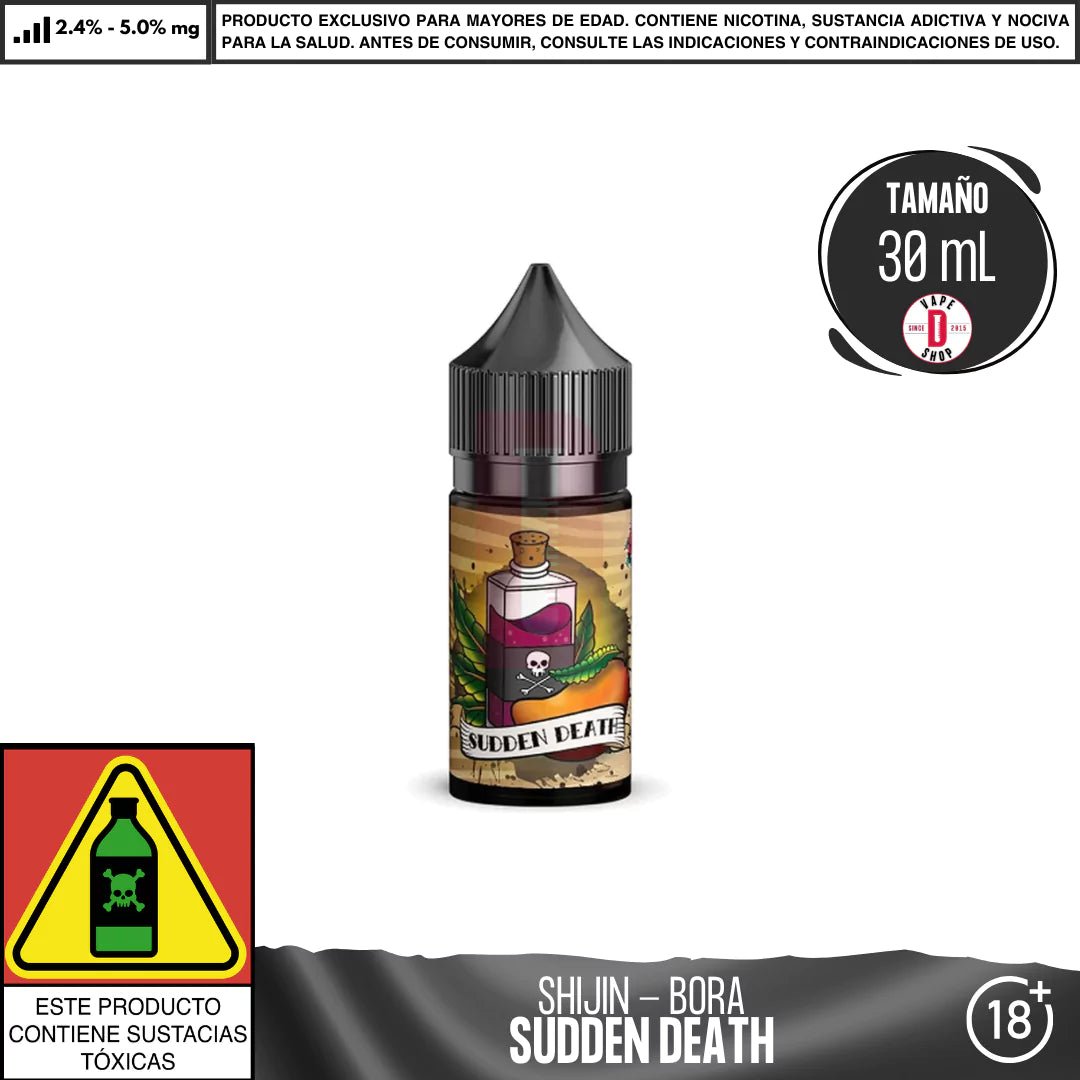 Sudden Death Salts - Sales de Nicotina - Shijin | SN - SV - BORA - SD - 24