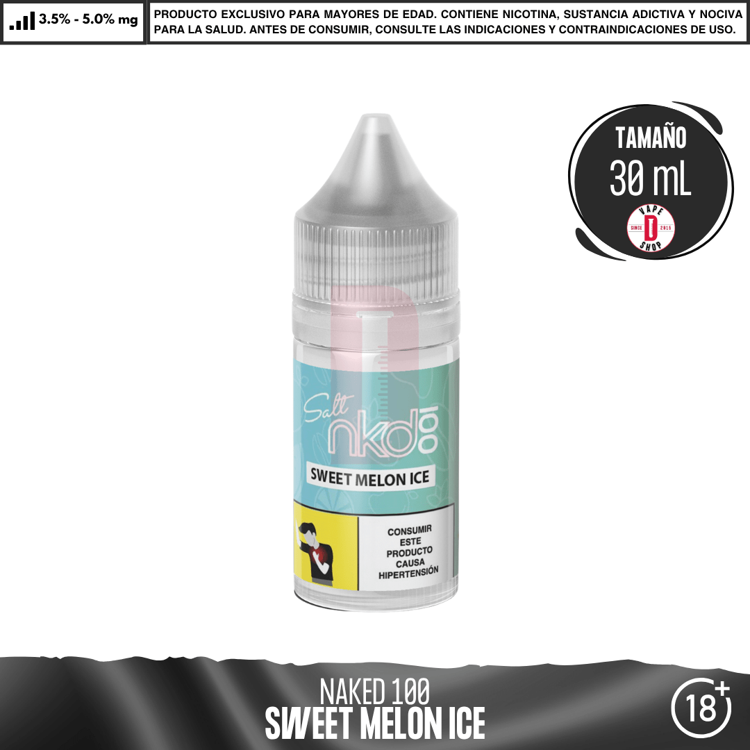 Sweet Melon Ice Salts - Sales de Nicotina - Naked 100 | SN-NA1-SMI-35