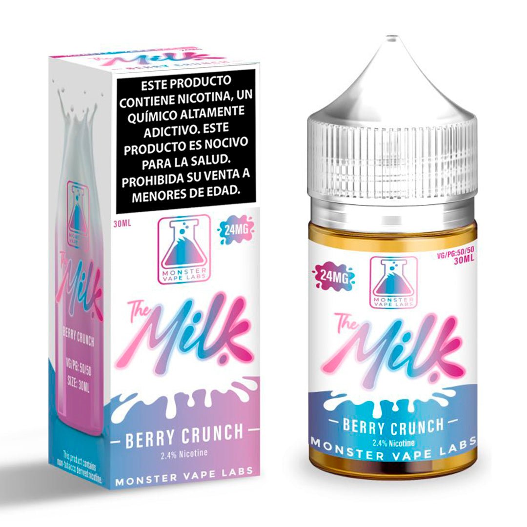 The Milk Berry Crunch Salts - Sales de Nicotina - Monsterlabs | SN - ML - TM - BC - 24