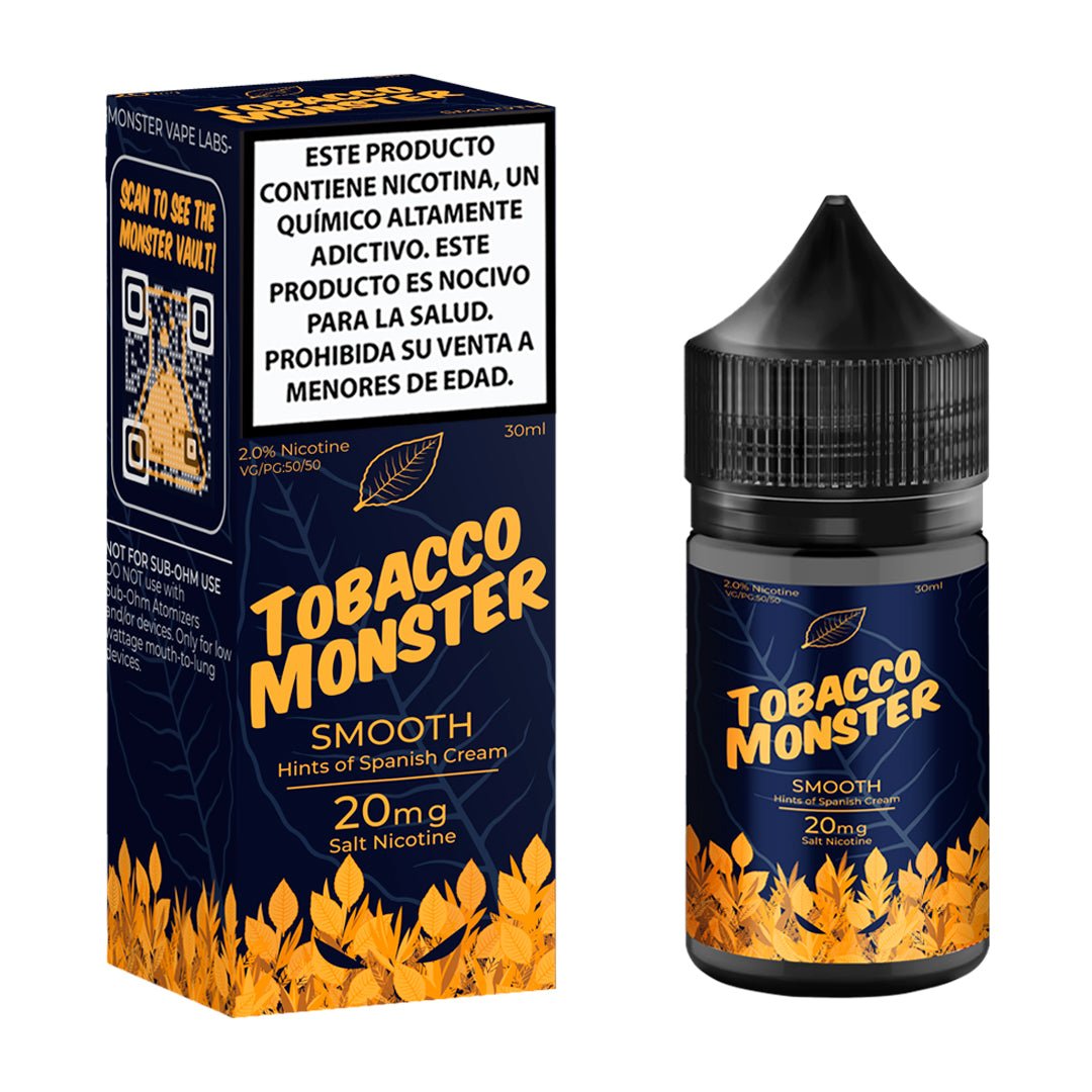 Tobacco Monster Smooth Salts - Sales de Nicotina - Monsterlabs | SN - ML - TM - SMO - 24