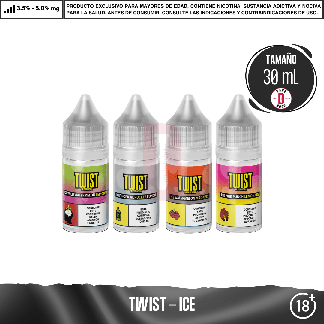Twist Latam Iced - Sales de Nicotina - Sales de Nicotina - Twst | SN-TWI-ICE-PIP-35