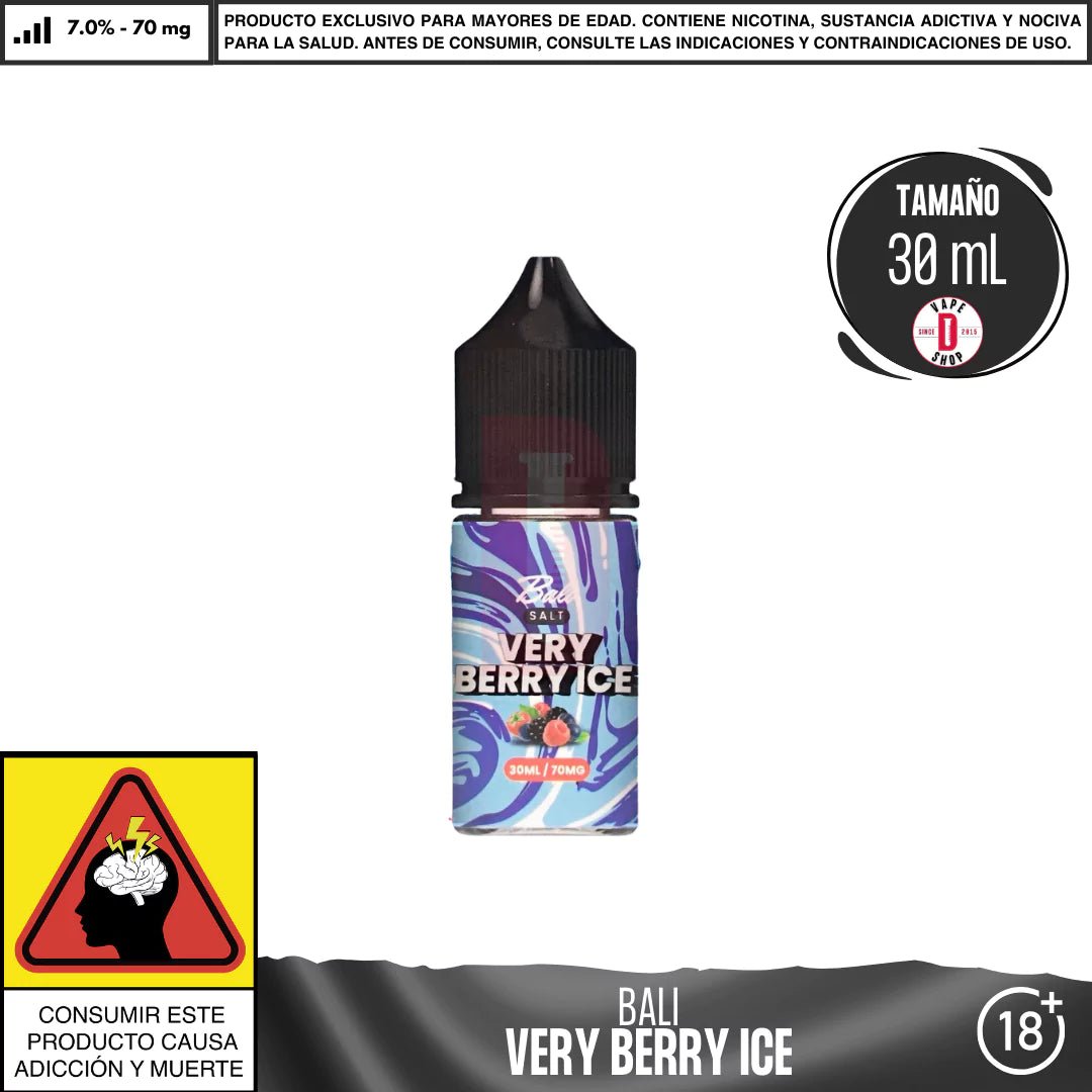 Very Berry Ice Salts - Sales de Nicotina - Bali | SN - BAL - VBI - 70