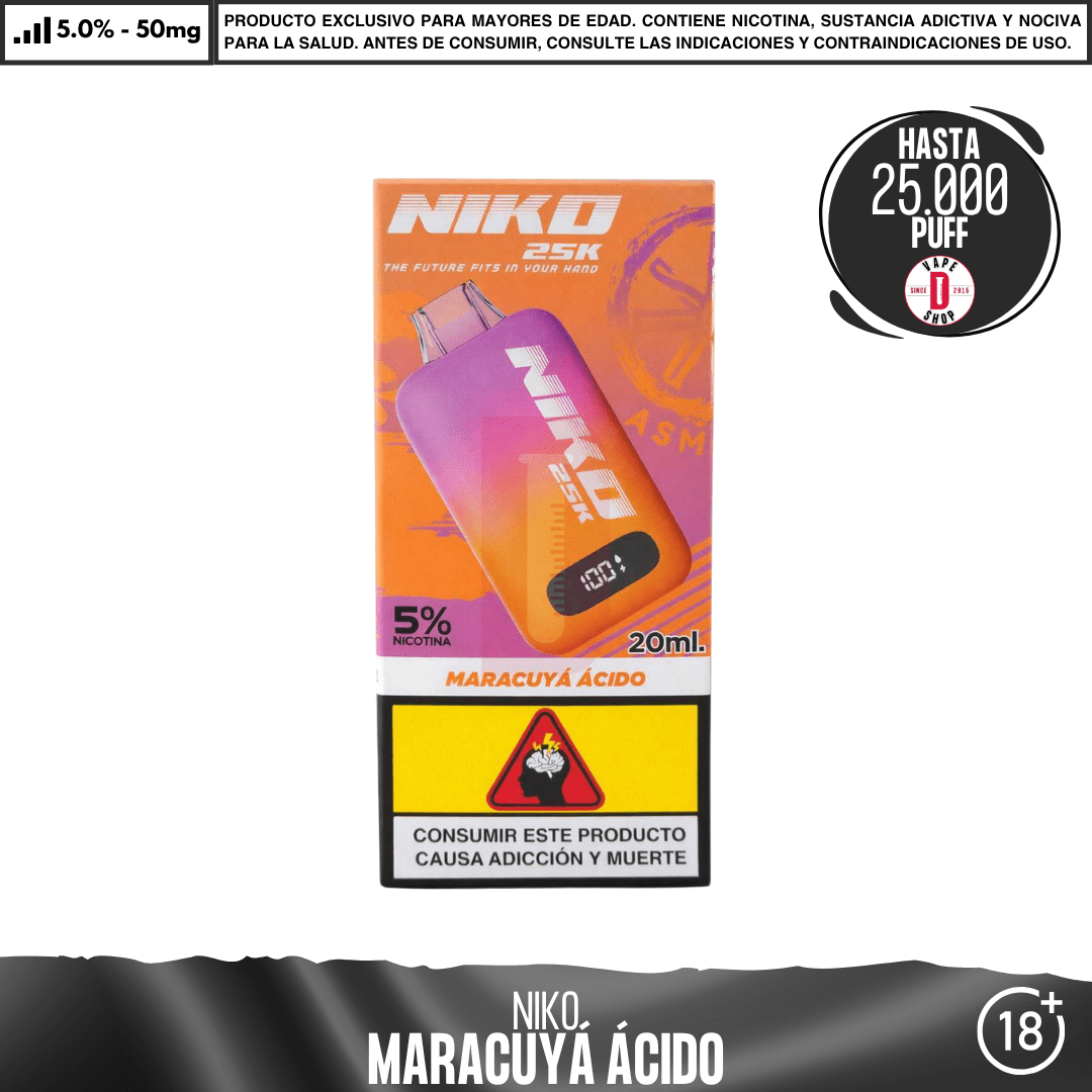 Asmodus - Niko 25000 Puff - Vape Desechable - Asmodus | DIS-ASM-NIK-MAR