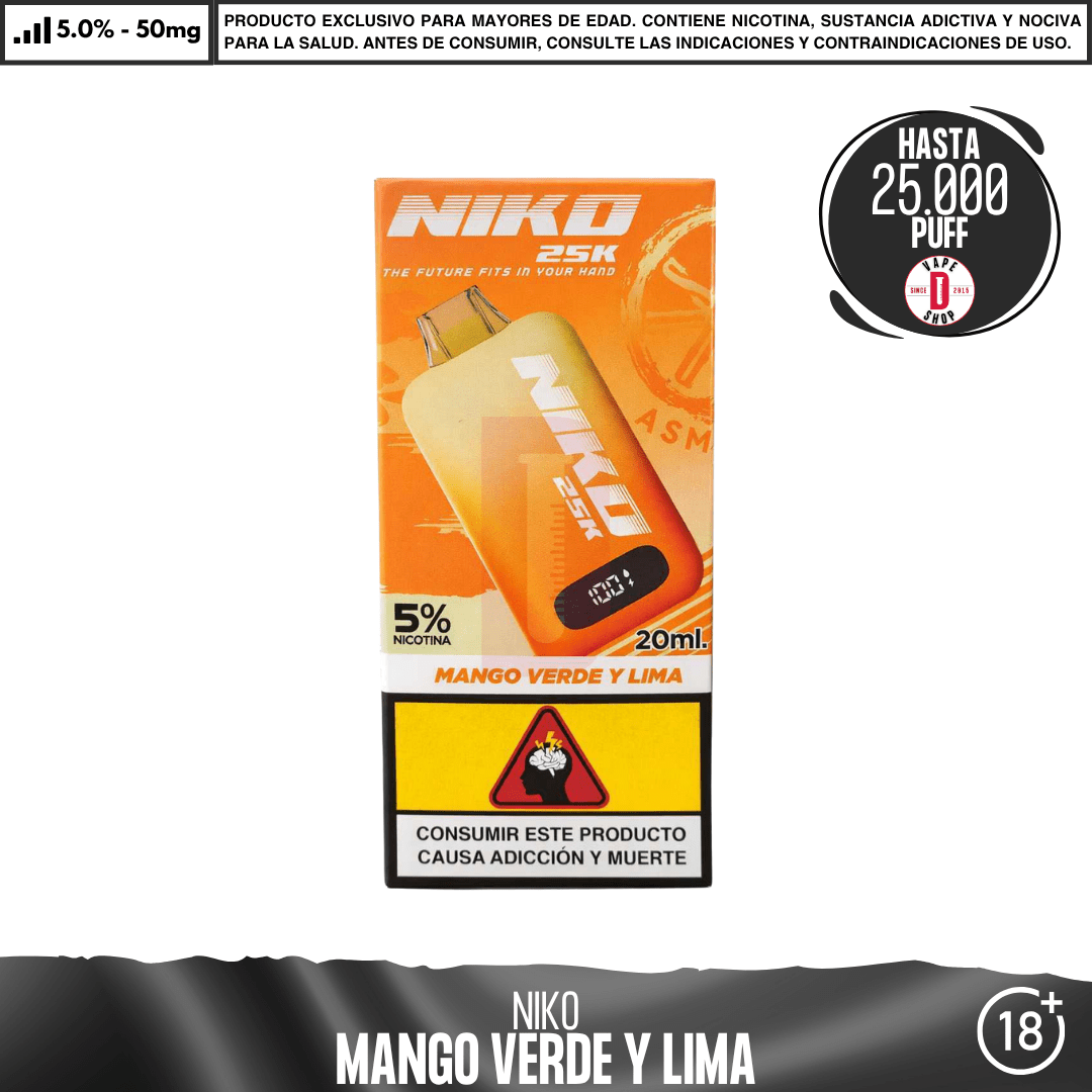 Asmodus - Niko 25000 Puff - Vape Desechable - Asmodus | DIS-ASM-NIK-MVL