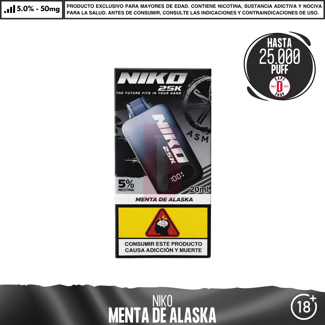 Asmodus - Niko 25000 Puff - Vape Desechable - Asmodus | DIS-ASM-NIK-MEA
