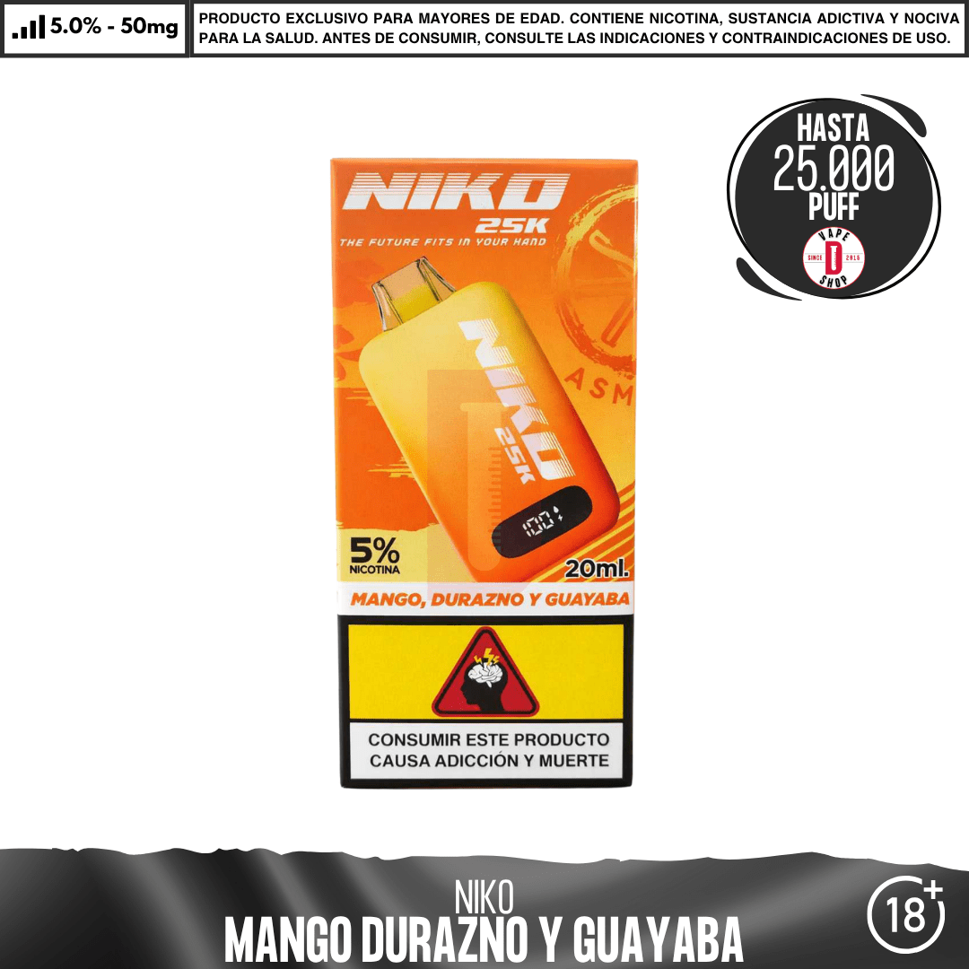 Asmodus - Niko 25000 Puff - Vape Desechable - Asmodus | DIS-ASM-NIK-MAD