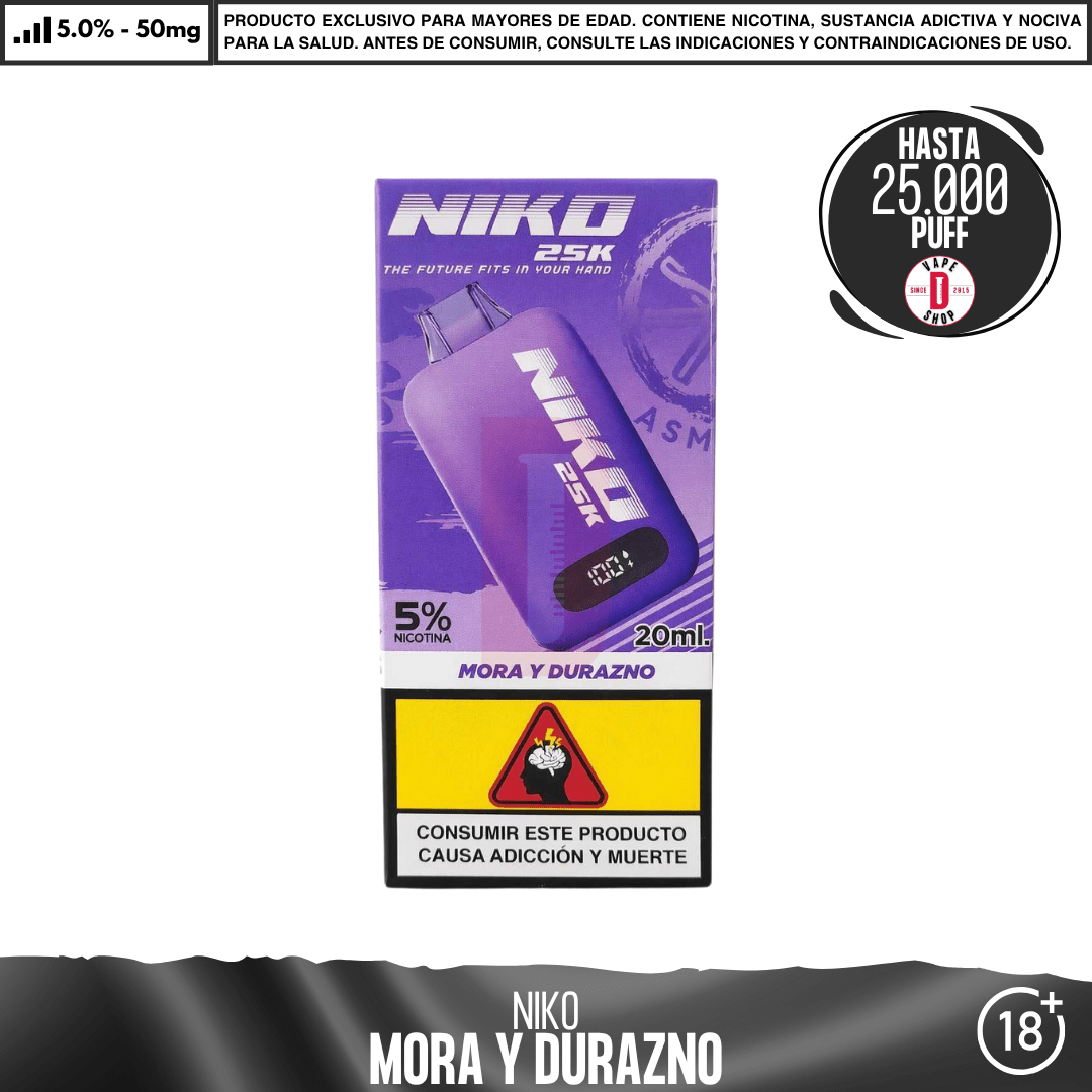 Asmodus - Niko 25000 Puff - Vape Desechable - Asmodus | DIS-ASM-NIK-MOD