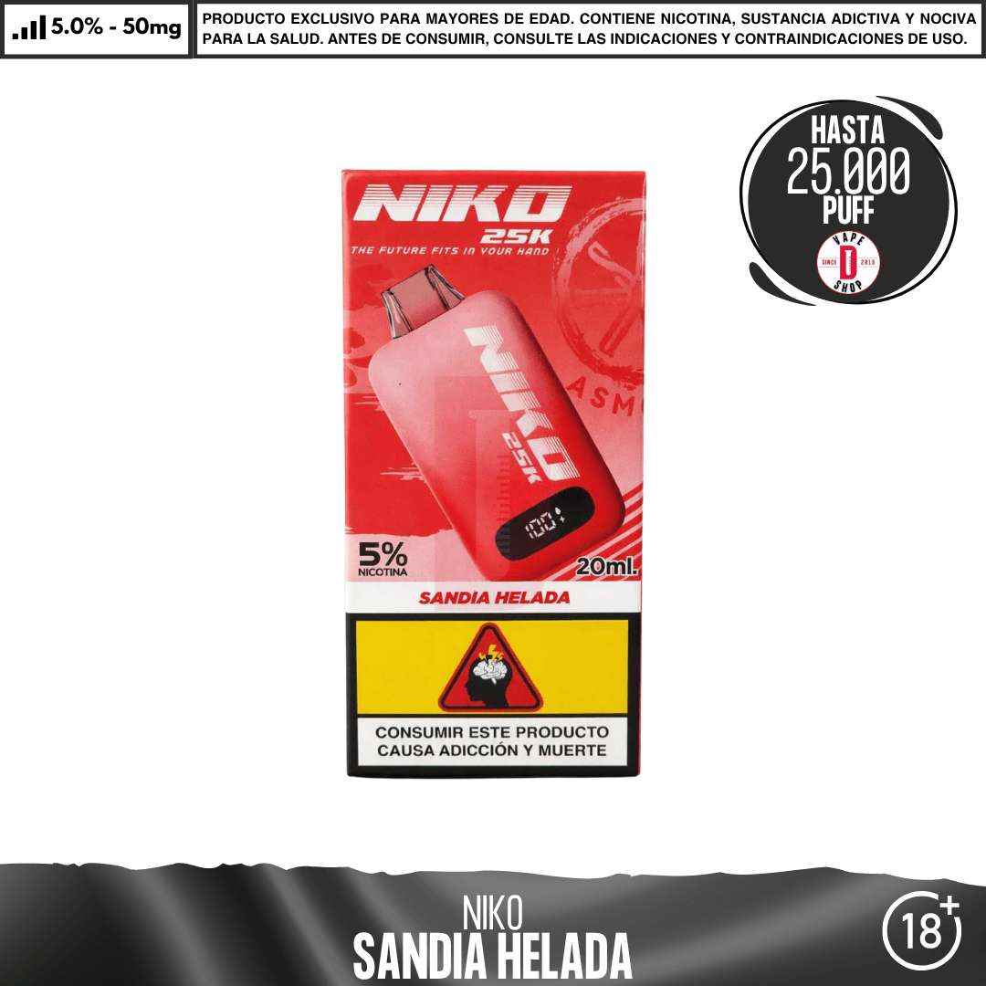 Asmodus - Niko 25000 Puff - Vape Desechable - Asmodus | DIS-ASM-NIK-SAH