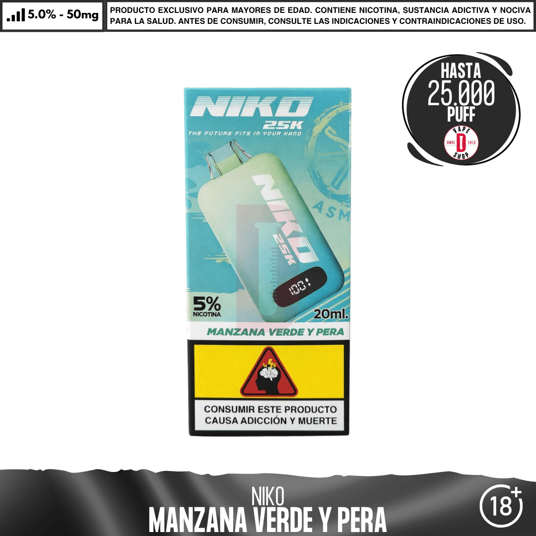 Asmodus - Niko 25000 Puff - Vape Desechable - Asmodus | DIS-ASM-NIK-MVP