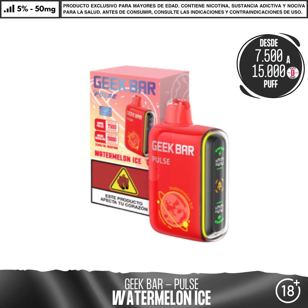 Mejores Sabores De Geek Bar Pulse Geek Bar - Pulse | Desechable 15,000 Hits Mejores Sabores De Geek Bar Pulse Geek Bar - Pulse | Desechable 15,000 Hits
