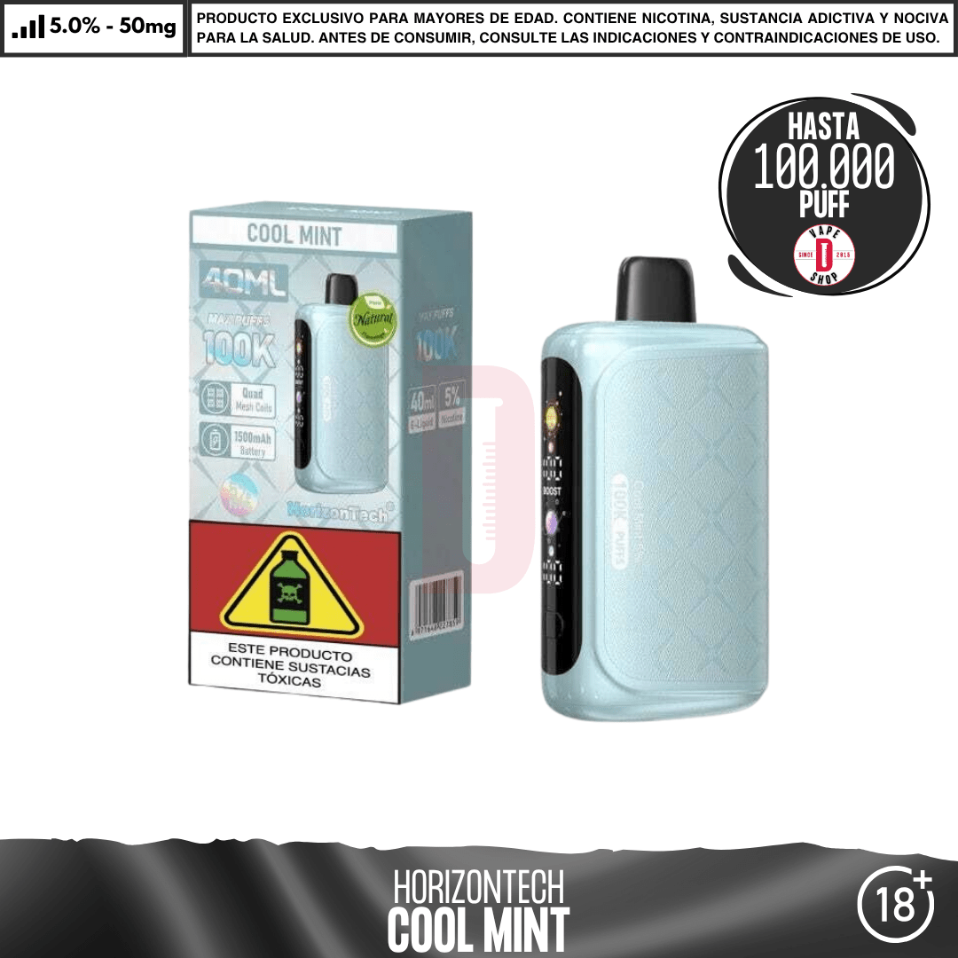 HorizonTech - 100K Puff - Vape Desechable - HorizonTech | DIS-HOR-100-COM