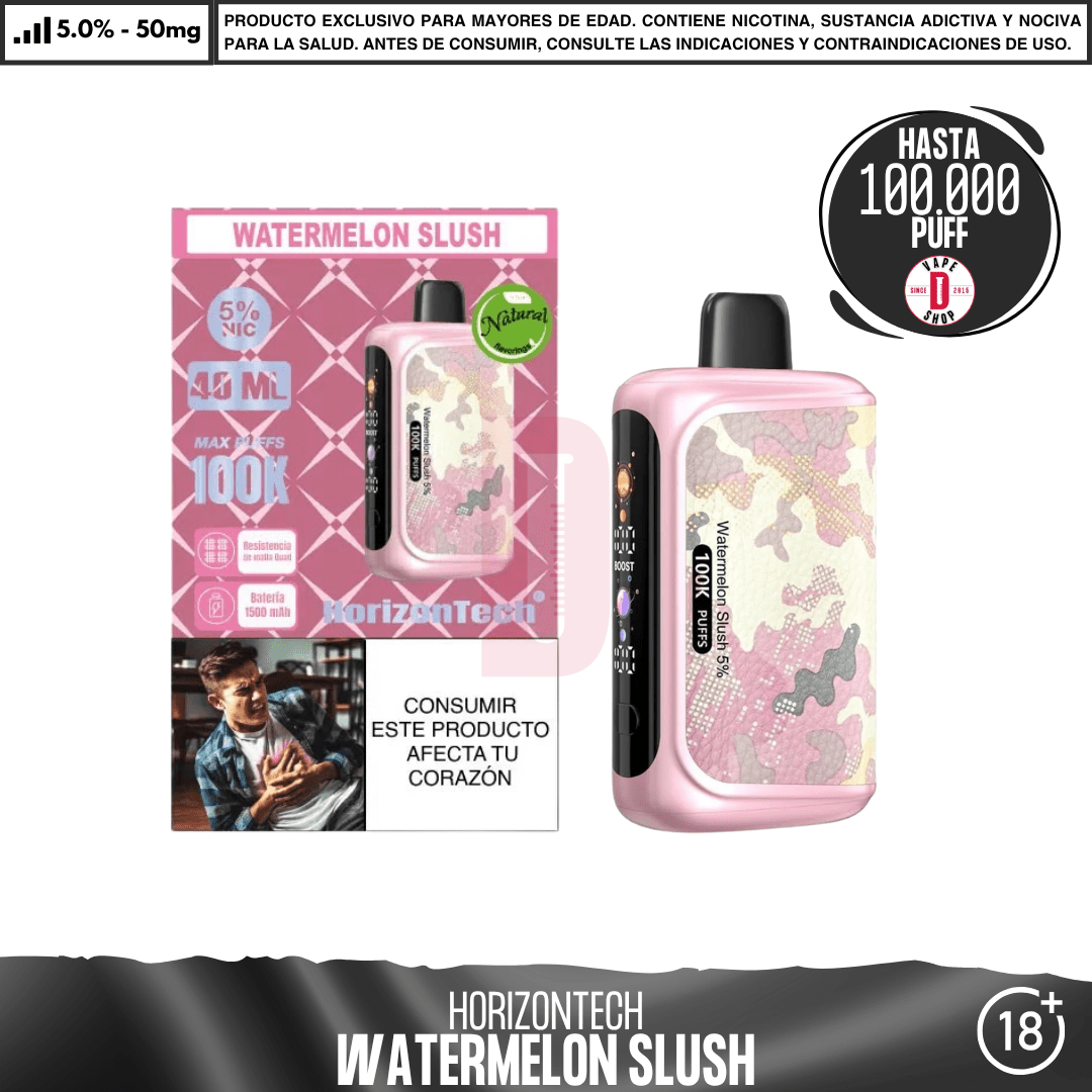 HorizonTech - 100K Puff - Vape Desechable - HorizonTech | DIS-HOR-100-WAS