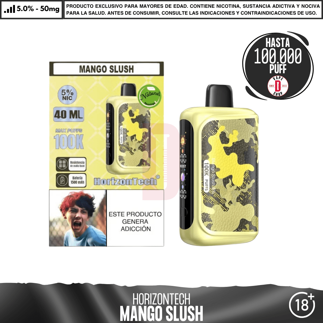 HorizonTech - 100K Puff - Vape Desechable - HorizonTech | DIS-HOR-100-MAS