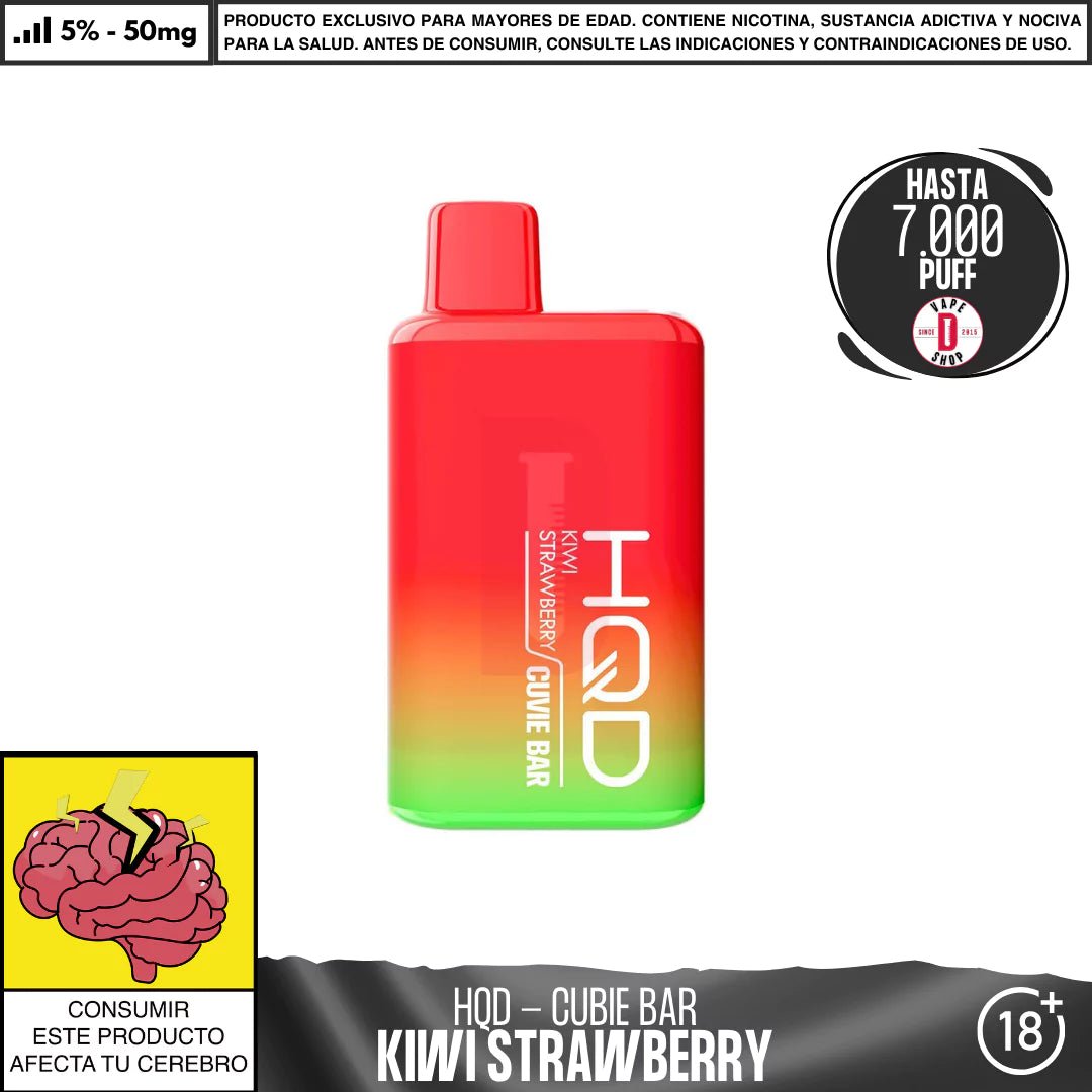 HQD - Cuvie Bar 7000 PUFF - Vape Desechable - HQD | DIS - HQD - CB - KST - 50