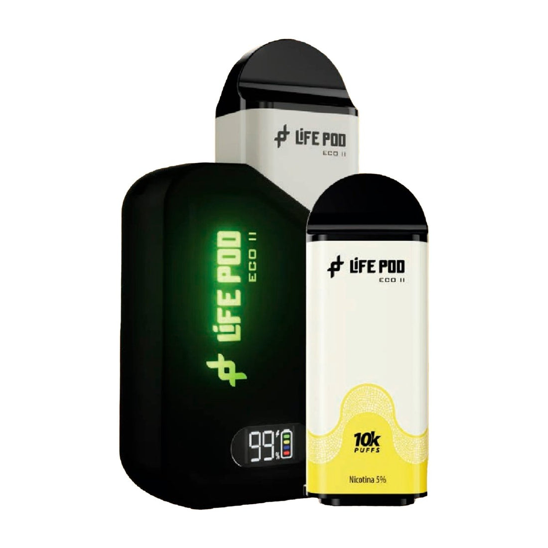 Life Pod - Eco II Kit - Vape Desechable - Life Pod | EQC - LIPO - ECOII - NBAC