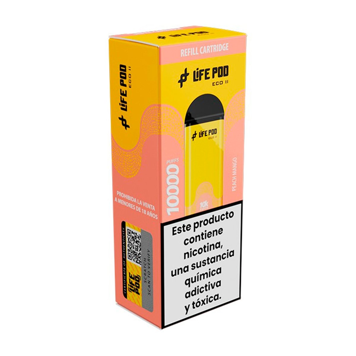 Life Pod - Eco II Pod 10000 PUFF - Vape Desechable - Life Pod | EQC - LIPO - ECOII - PODS - PMM