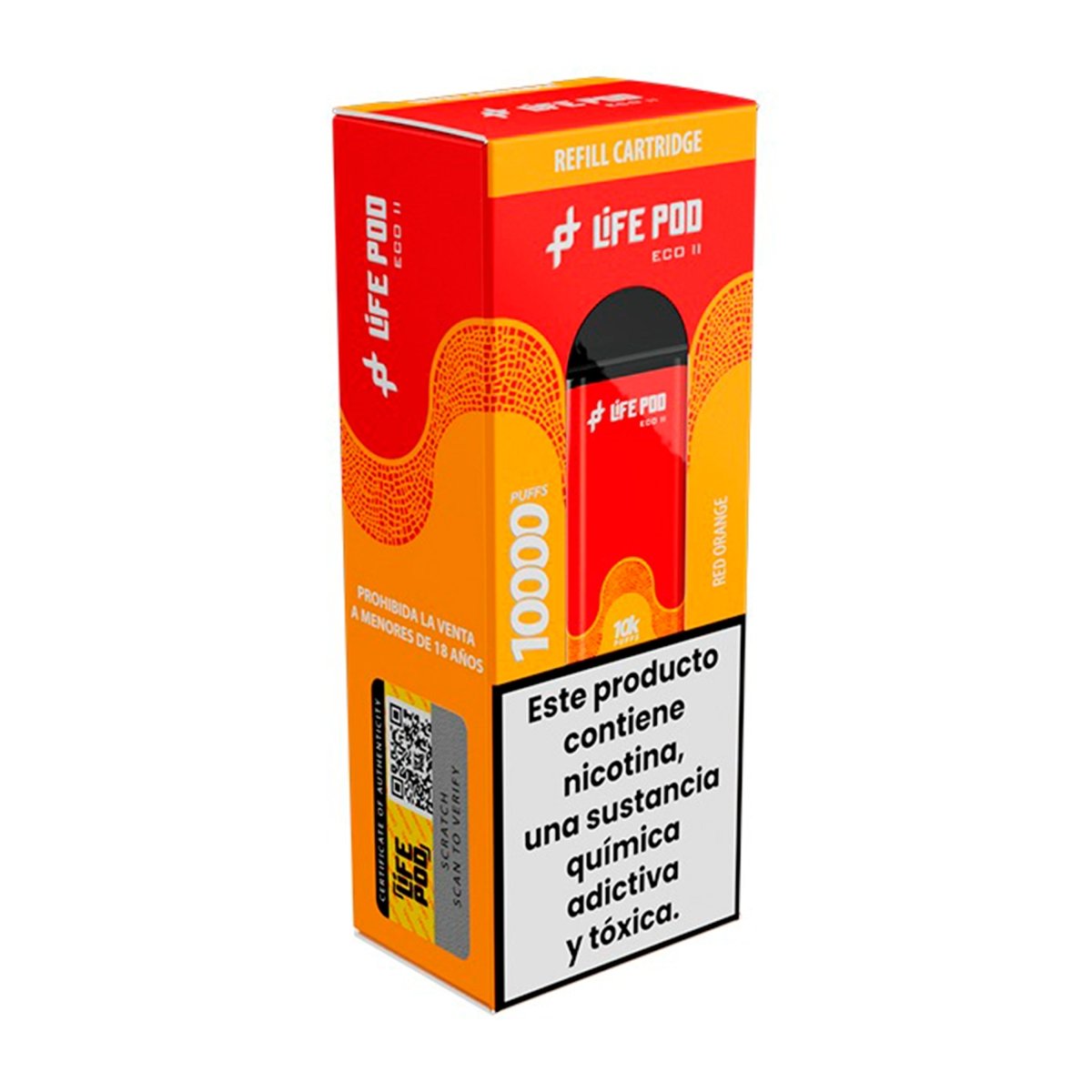 Life Pod - Eco II Pod 10000 PUFF - Vape Desechable - Life Pod | EQC - LIPO - ECOII - PODS - REO