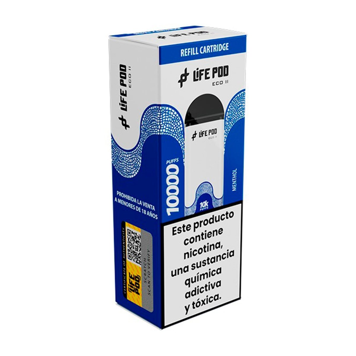 Life Pod - Eco II Pod 10000 PUFF - Vape Desechable - Life Pod | EQC - LIPO - ECOII - PODS - MEN