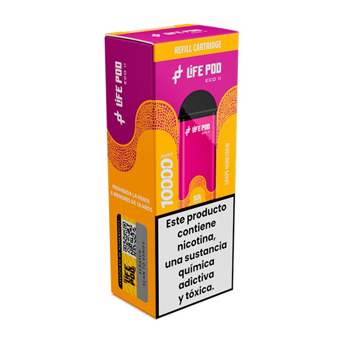 Life Pod - Eco II Pod 10000 PUFF - Vape Desechable - Life Pod | EQC - LIPO - ECOII - PODS - GRH